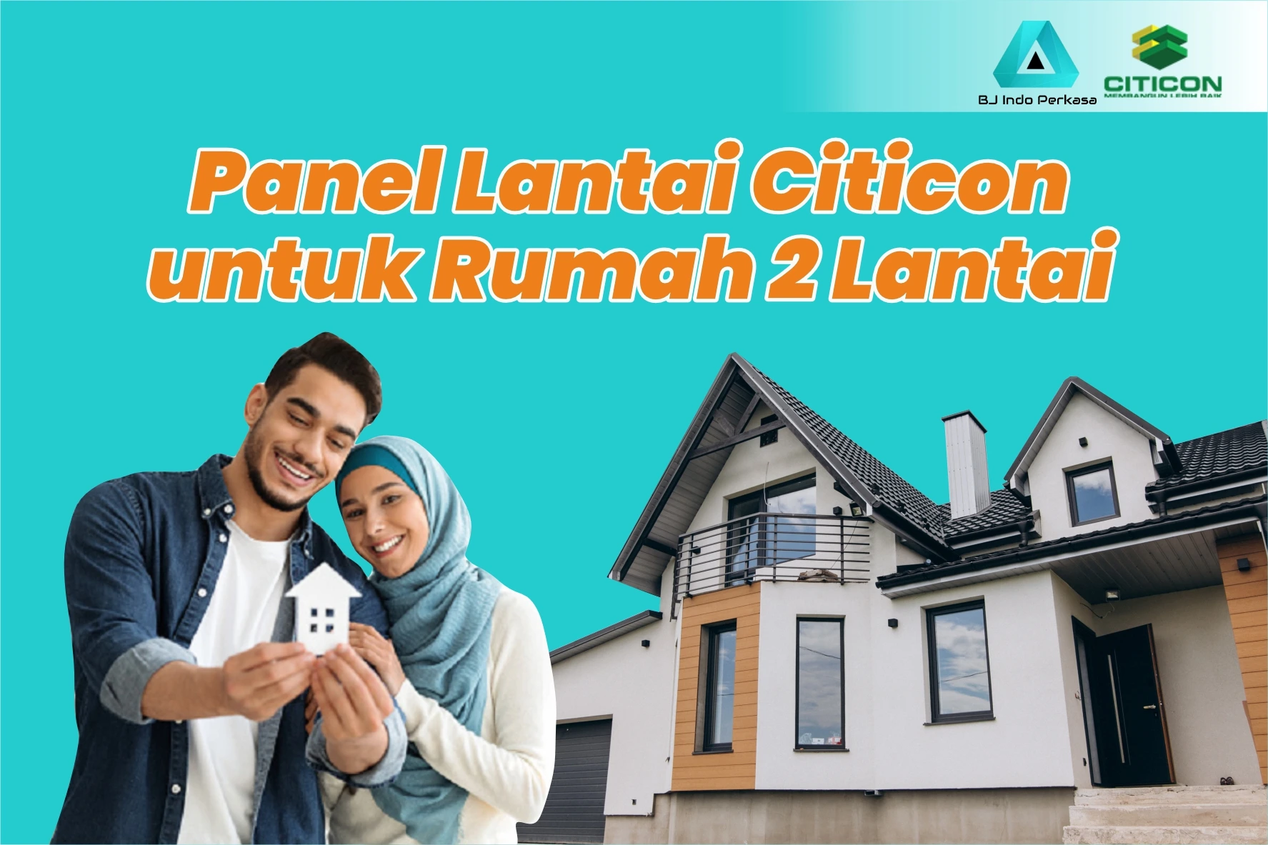 Panel Lantai Citicon untuk Rumah 2 Lantai