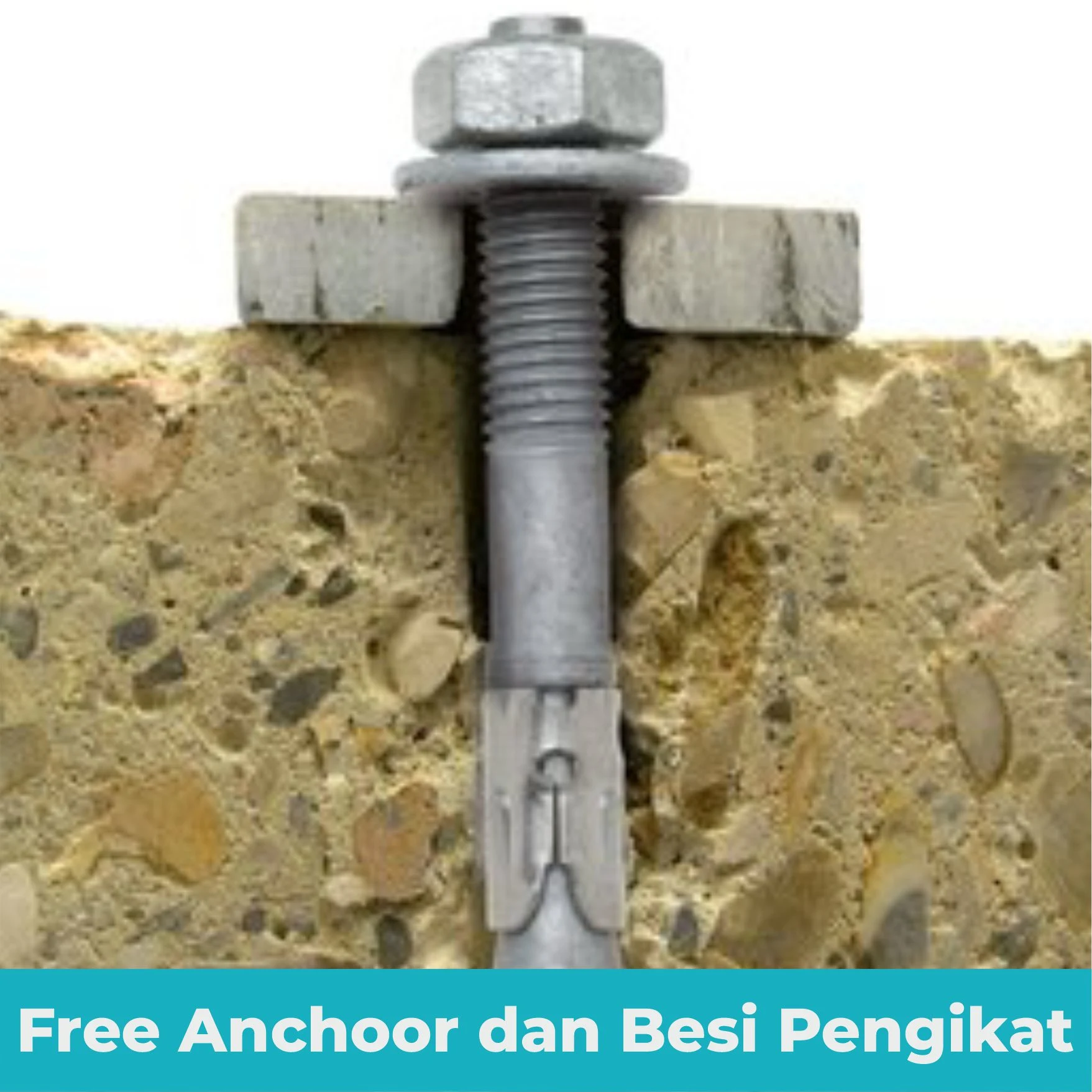 Gratis anchoor dan besi pengikat untuk instalasi panel lantai Citicon