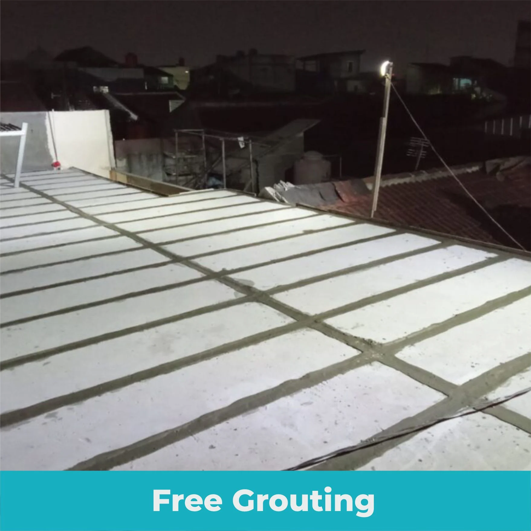Gratis grouting panel lantai Citicon untuk hasil pemasangan yang kuat