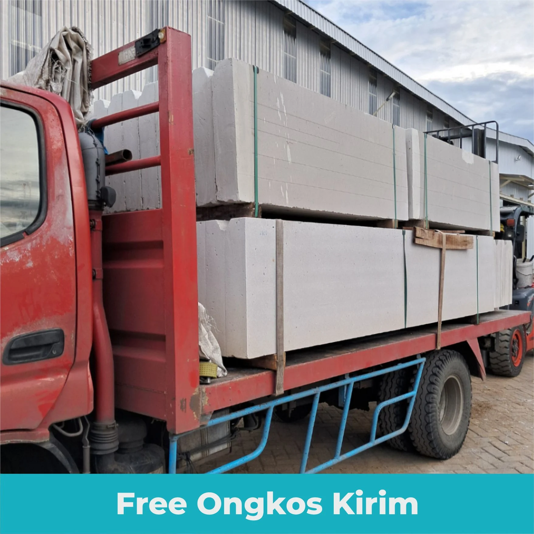 Gratis ongkos kirim panel lantai Citicon ke lokasi proyek